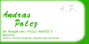 andras polcz business card